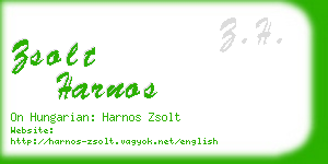 zsolt harnos business card